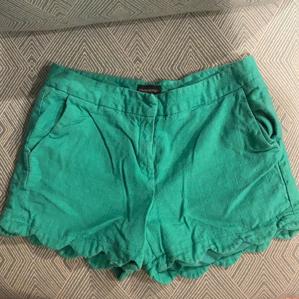 Scalloped shorts